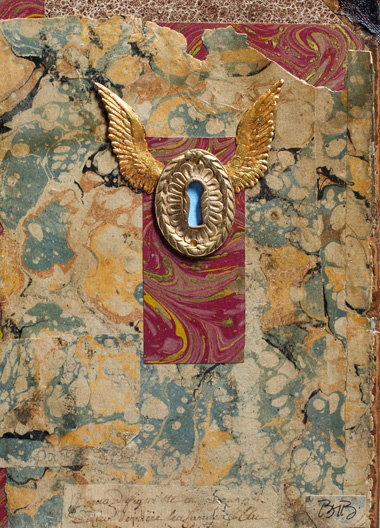 Detail from Barbara Helen Berger's collage, "Passage"