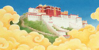Potala Palace from All the Way to Lhasa by Barbara Helen Berger